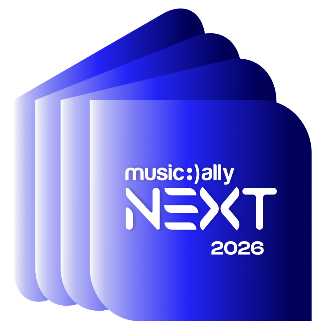Music Ally NEXT 2026 Music Ally NEXT 2026 award - Bettear
